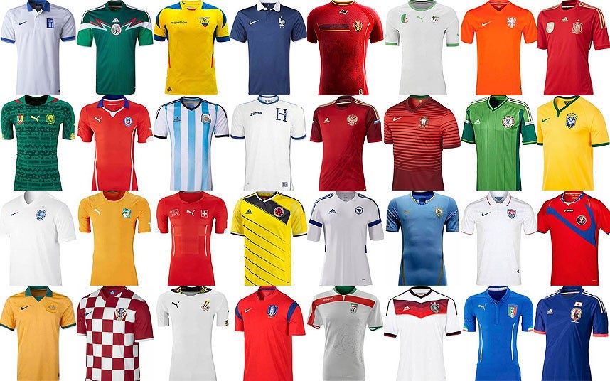 best world cup jerseys of all time