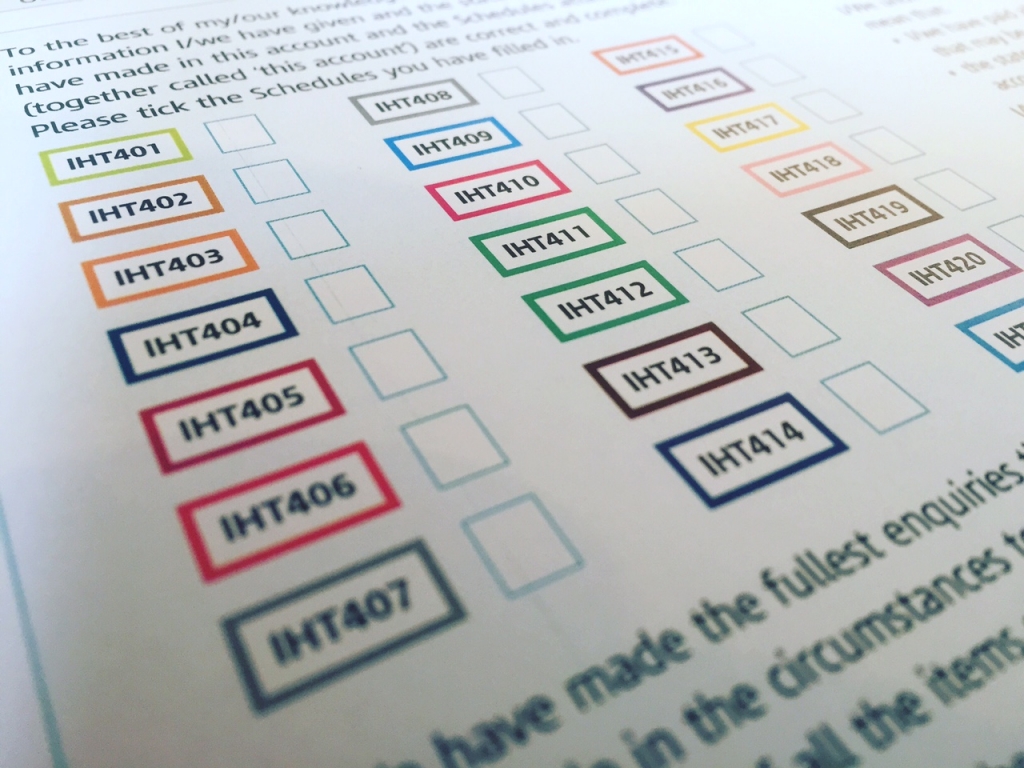 IHT400 linked forms